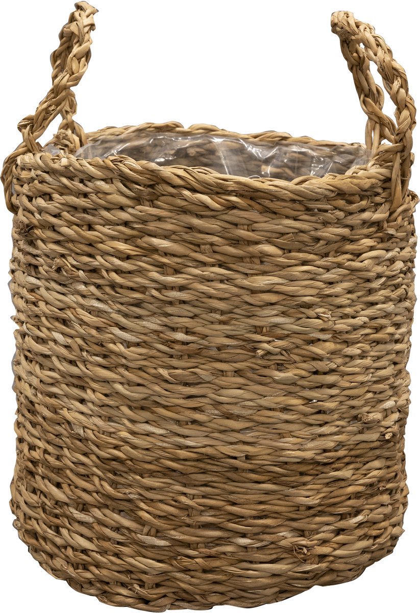 Ter Steege Plantenmand voor Binnen Zeegras Beige-Groen D 33 cm H 31 cm