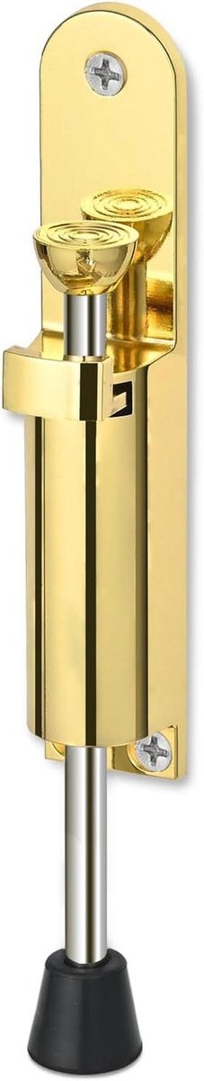 Verstelbare Deurstopper - Voetbediende Houder - Deuren Open Houden - Handsfree Bediening - 192 mm Hoog - Goud