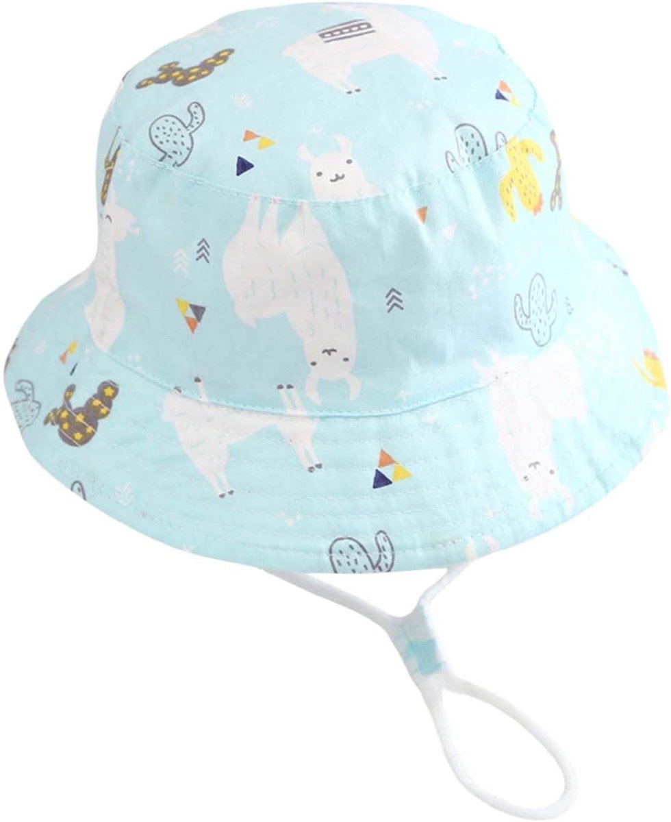 Kinder Pet - Zomerhoedje Peuters - Bescherming Tegen Zon - Ademend Materiaal - 30x20x1 cm - Meerdere Kleuren