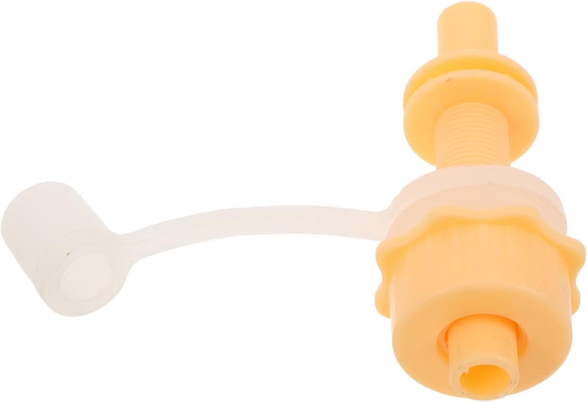 Voetbad Afvoerplug - Vervangingsklep Voetenbad - Lekvrije Ontluchting - Eenvoudige Installatie - 8.4 cm - Geel