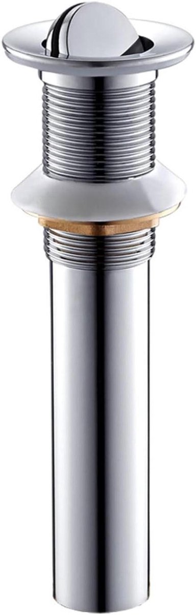 Gootsteenplug - Wastafelafvoer - Water Dicht Maken - Messing Constructie - 1 1/4" - Chroom