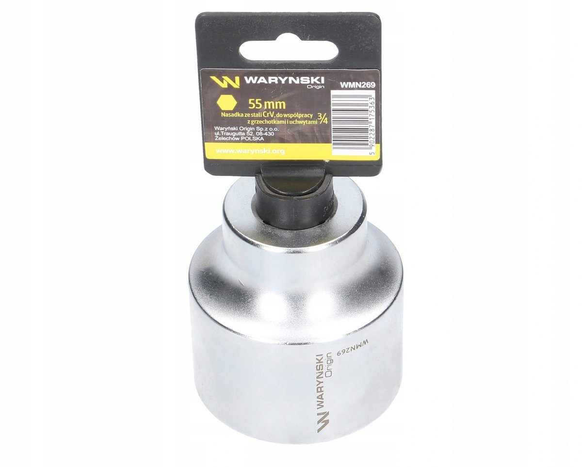 Dopsleutel 3/4" 55 mm Cr-V Staal