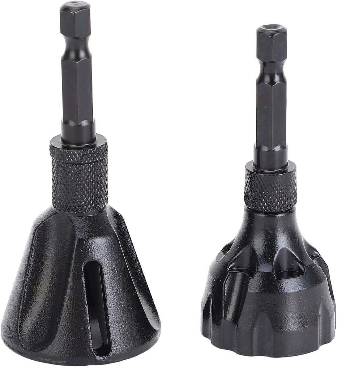 Dailygoods- Burr Verwijderaar - 2 Stuks - Precisie Gereedschap - Harde Tungsten Staal - Hex Shank 1/4 Inch - Geschikt voor Diverse Materialen - Burrschaaf
