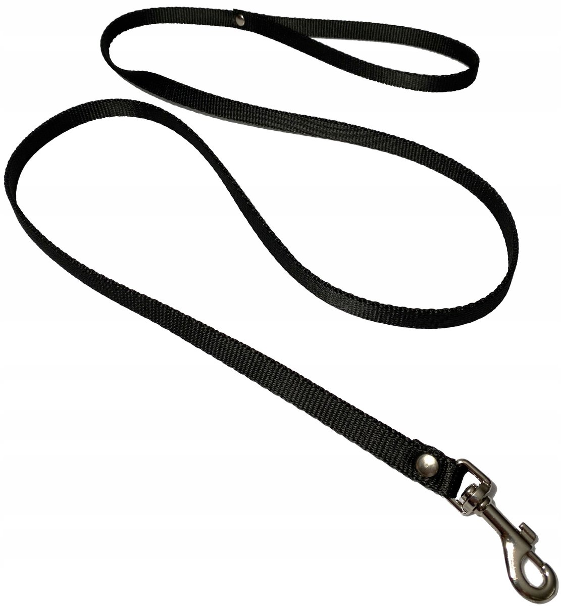 Zwarte Hondenlijn 140 cm / 13 mm - Duurzaam Polipropyleen
