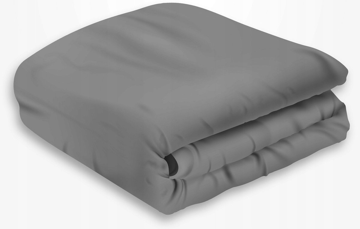 Babymam Jersey Hoeslaken Katoen 120x60cm met Elastiek - Donkergrijs