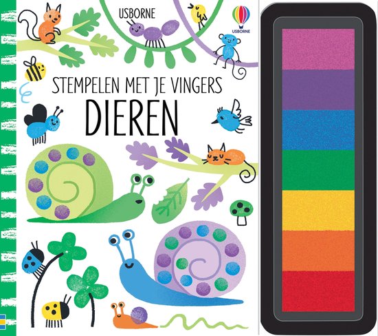Stempelen met je vingers 1 - Stempelen met je vingers - Dier ... - cover