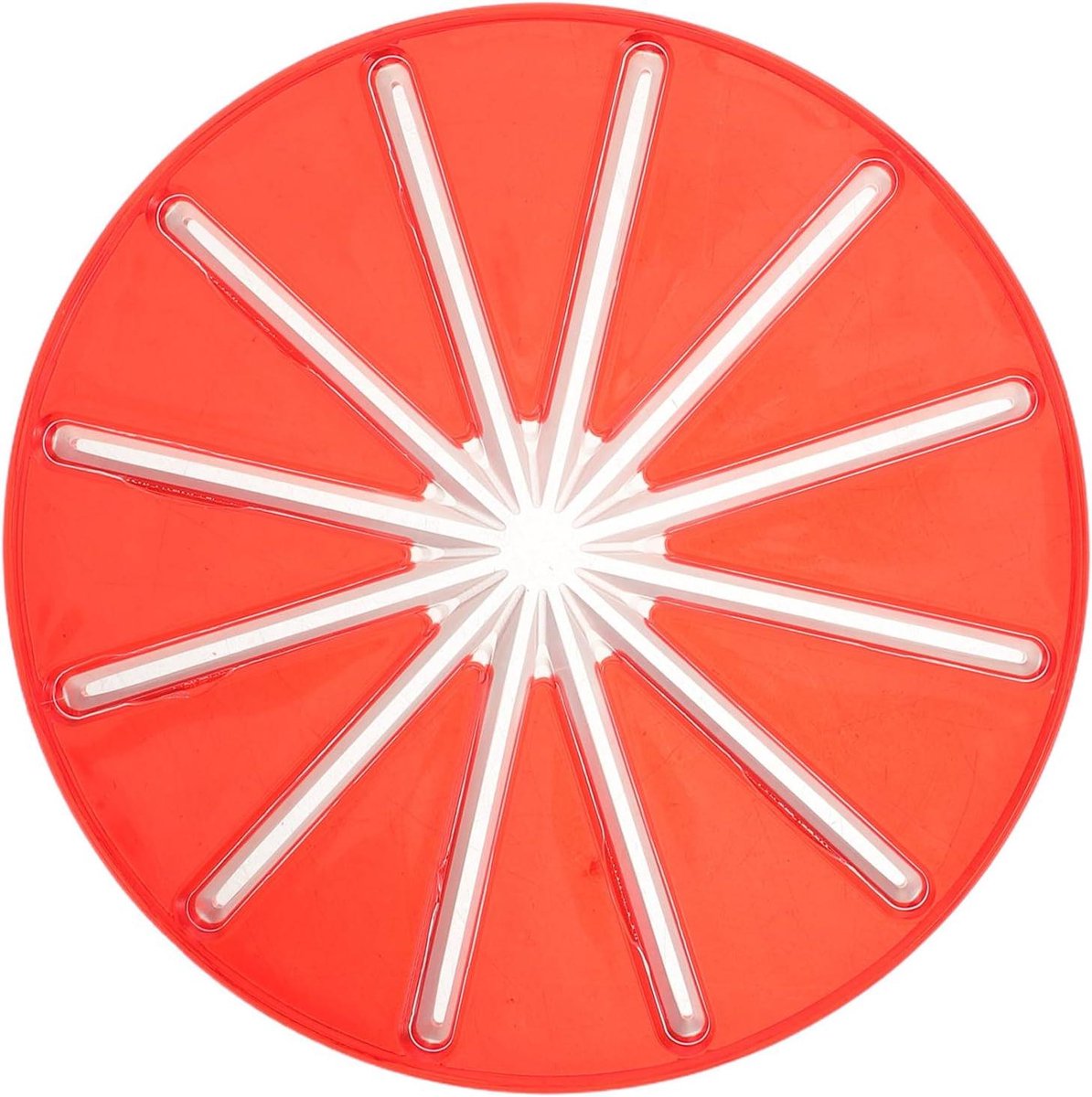 Spatbeschermer Mengkom - Mixer Deksel - Bakken en Koken - Universele Compatibiliteit - 14 cm diameter - Rood