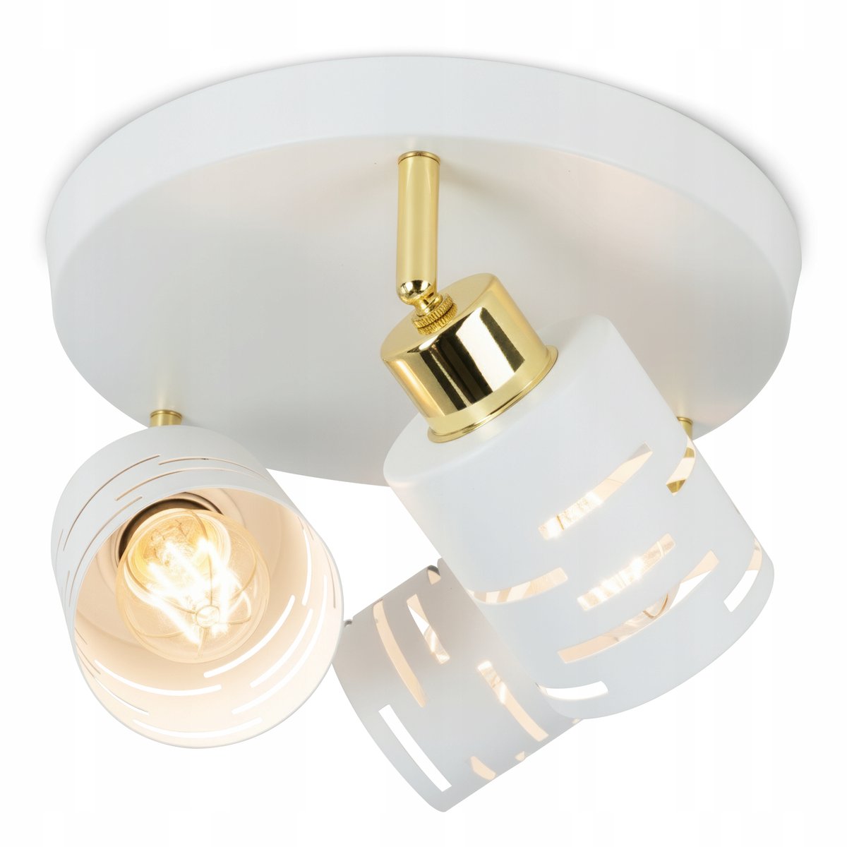 Wit 3-lichts Plafondlamp E27 Verstelbaar