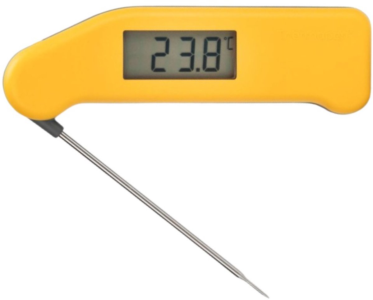 Thermapen Classic Geel - Keukenthermometer voor Koken, Bakken, Braden en Grillen