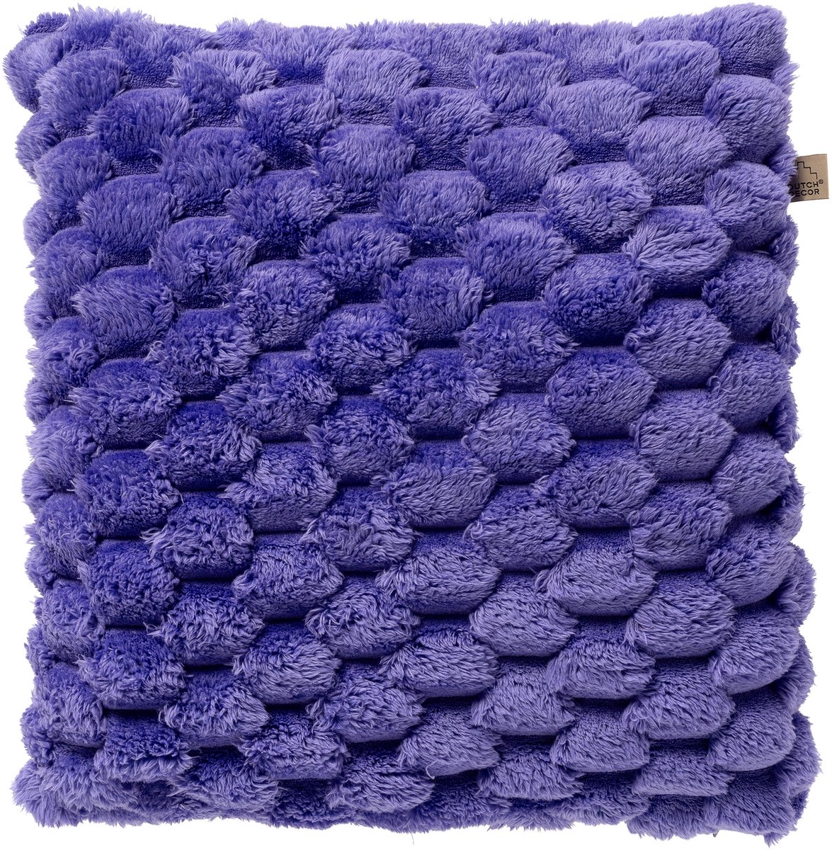 Dutch Decor VIVA - sierkussen 45x45 cm - superzacht - 100% gerecycled - lila / paars - Inclusief binnenkussen - Luxe kussens voor woonkamer & bank
