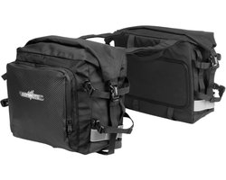 Solayne Motortas - Motor assecoires - Zadeltas motor - Motor zijtassen - Motorfiets assecoires - Waterdicht - 50 L - Zwart