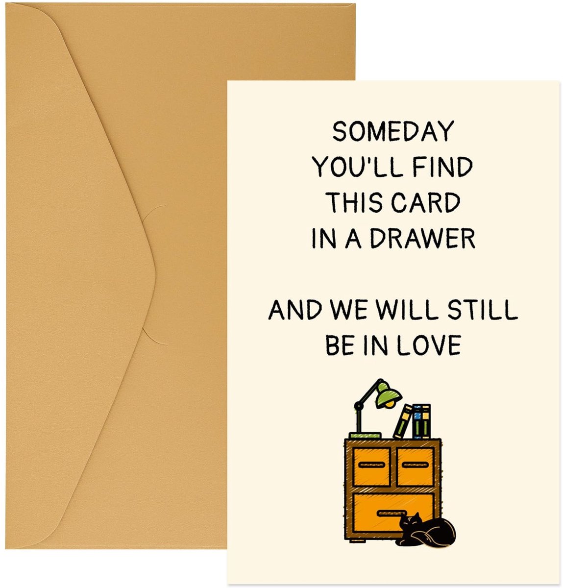 Dailygoods- Jubileumkaart Grappig - Wenskaart Verjaardag - Envelop Inclusief - Multi-color - Karton - 20,5x13,5cm