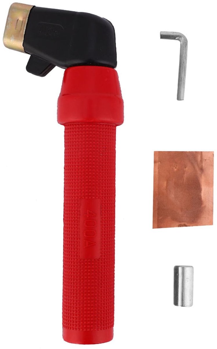Dailygoods - Style Tiger Head Tang 400A - Laselektrodenhouder - Universeel en Handig in Gebruik - 400A - Lasaccessoires - Snelle Vervanging van Elektr...