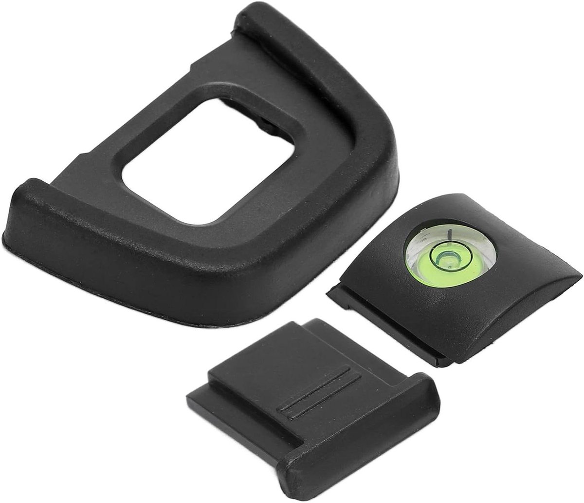 Camera Accessoires Set - Viewfinder Eyepiece - Fotografie Bescherming - Inclusief Waterpas - 8g - Zwart