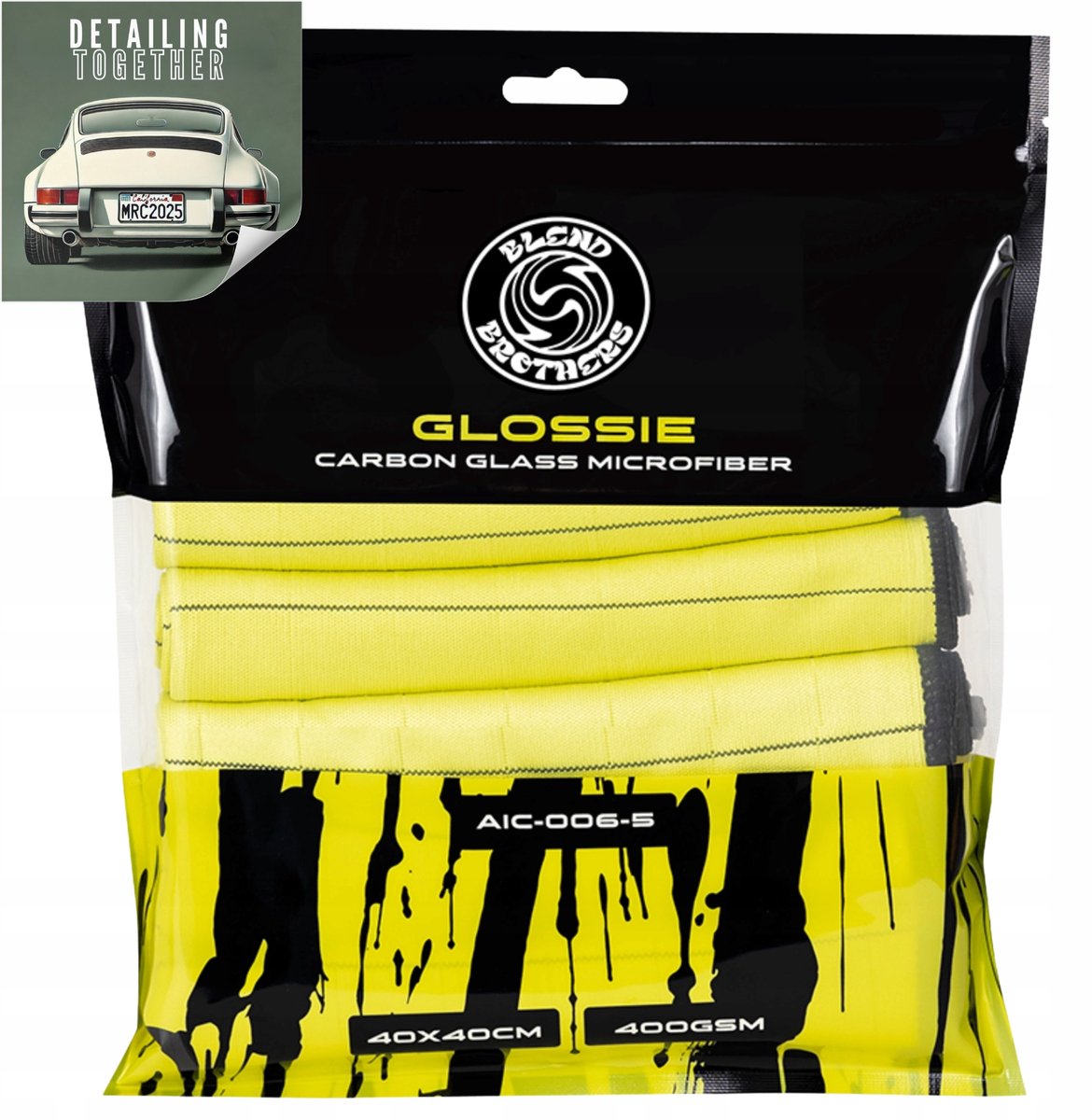 Blend Brothers GLOSSIE Glasdoek - Streeploos Reiniging