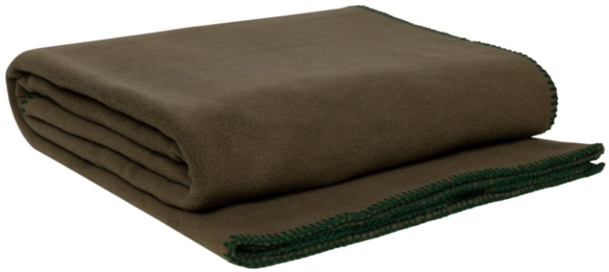 WOOOL® Plaid - Fleece LUX (Sage) - 145×200cm