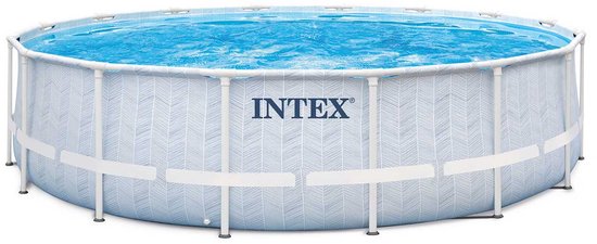 Intex - 26746NP - Kit piscine chevron rond ø 4,88x 1,22m