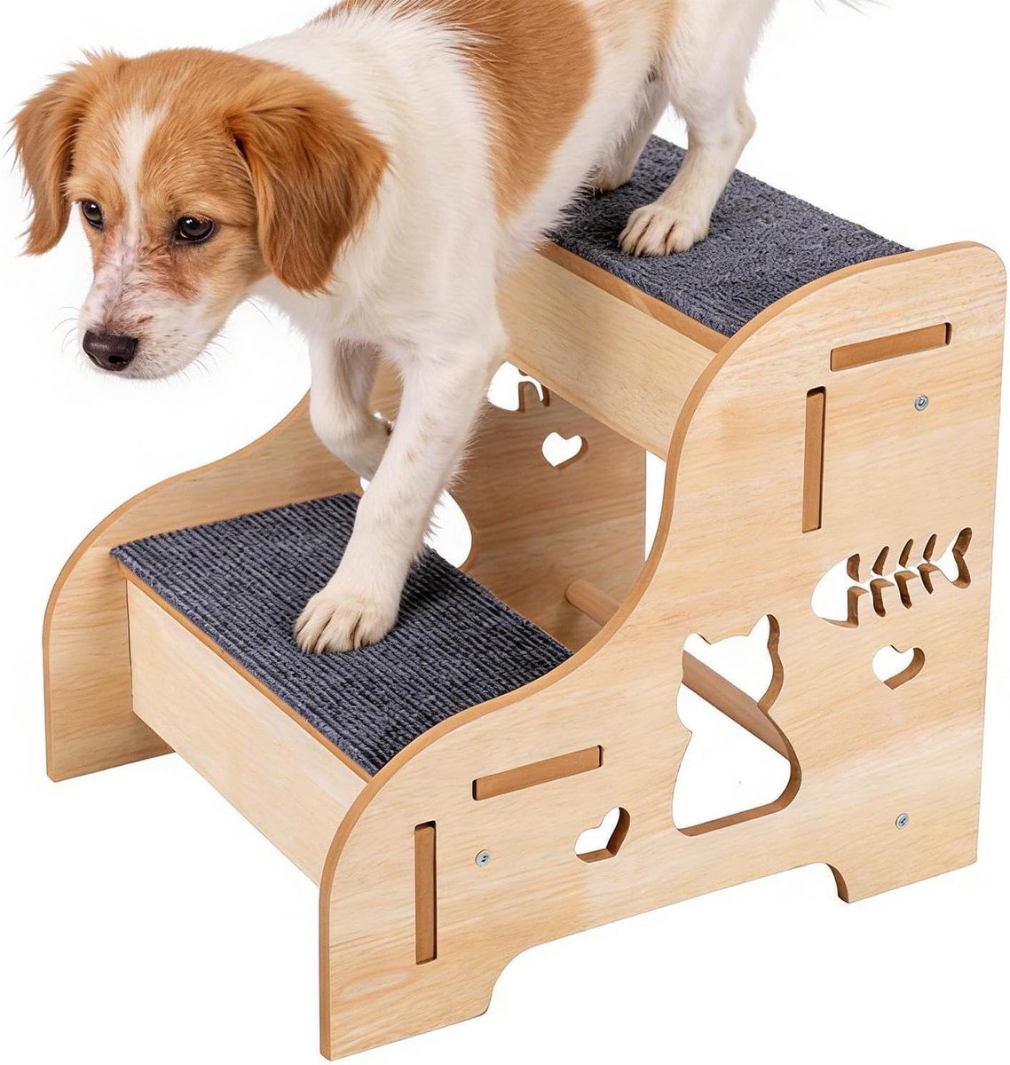 Huisdier trap - Honden ladder - Toegang tot meubels - Antislip treden - 34 x 30 x 295 cm - Uniek