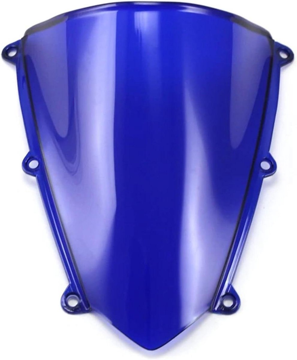 Motor Windscherm - Voorruit Deflector - Comfortabele Rit - Vermindert Windgeruis - Universele Pasvorm - Blauw