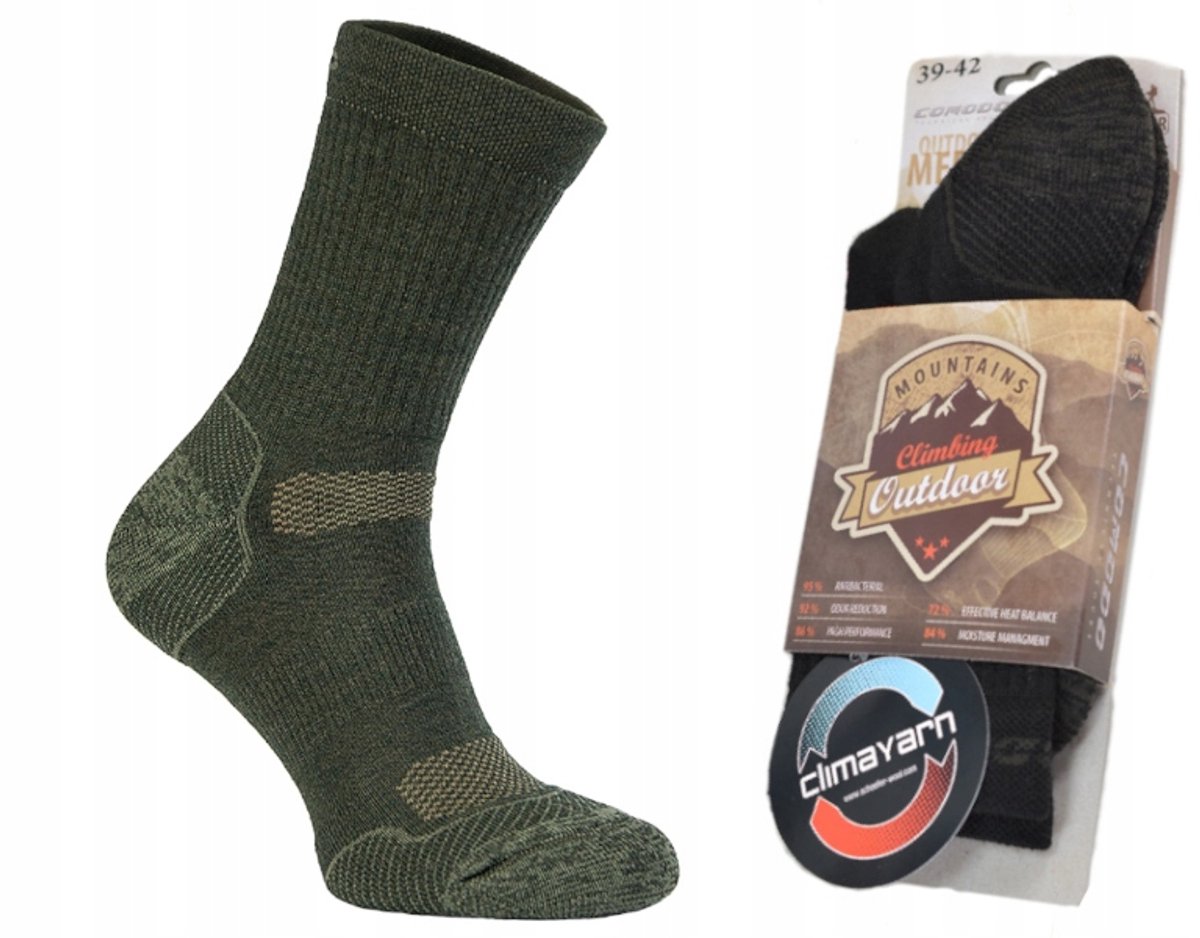 Comodo TR7 Merino Wandelsokken Warm en ademend Creme