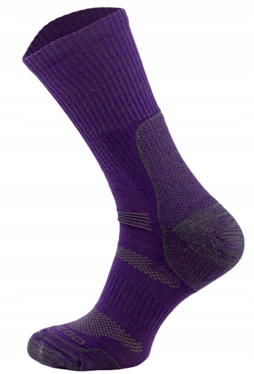 Comodo TR12 Merino Wol Dames/Heren Trekking Sokken Paars