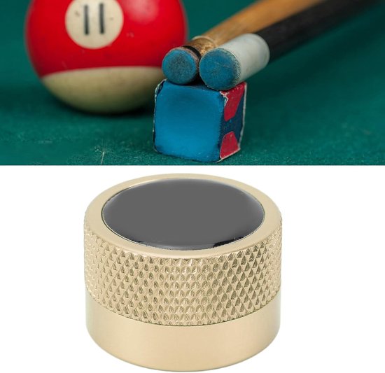 Biljartkrijt Box - Poolkrijt Houder - Keu Onderhoud - Magnetisch Deksel - 6 x 4 x 3 cm - Goud — afbeelding 4