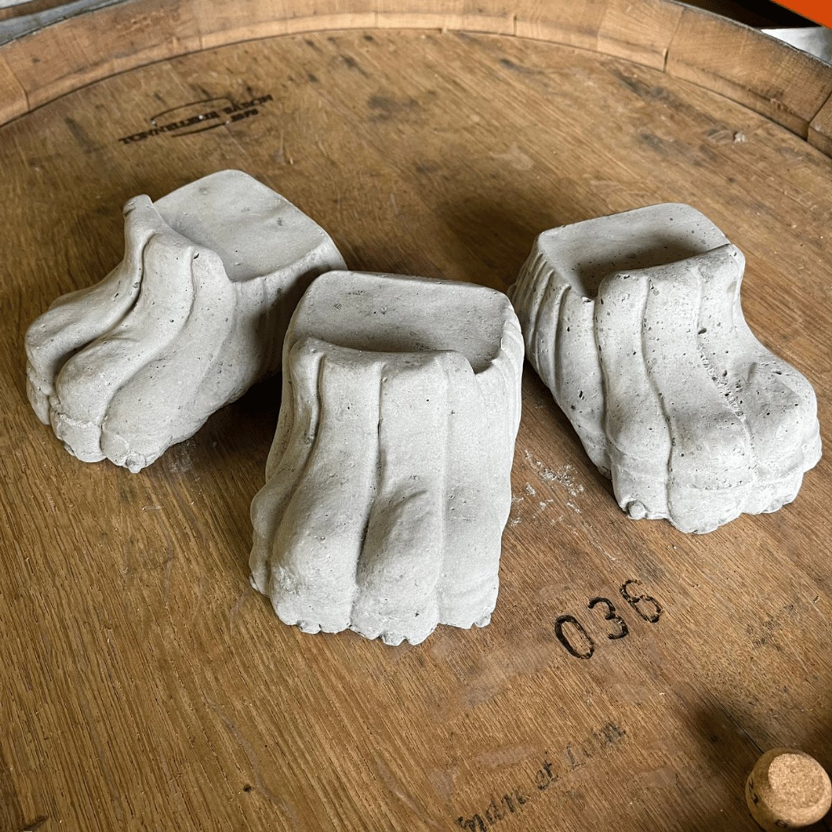 Betonnen Onderzetters Groot (set Van 3 Stuks) - Deksel