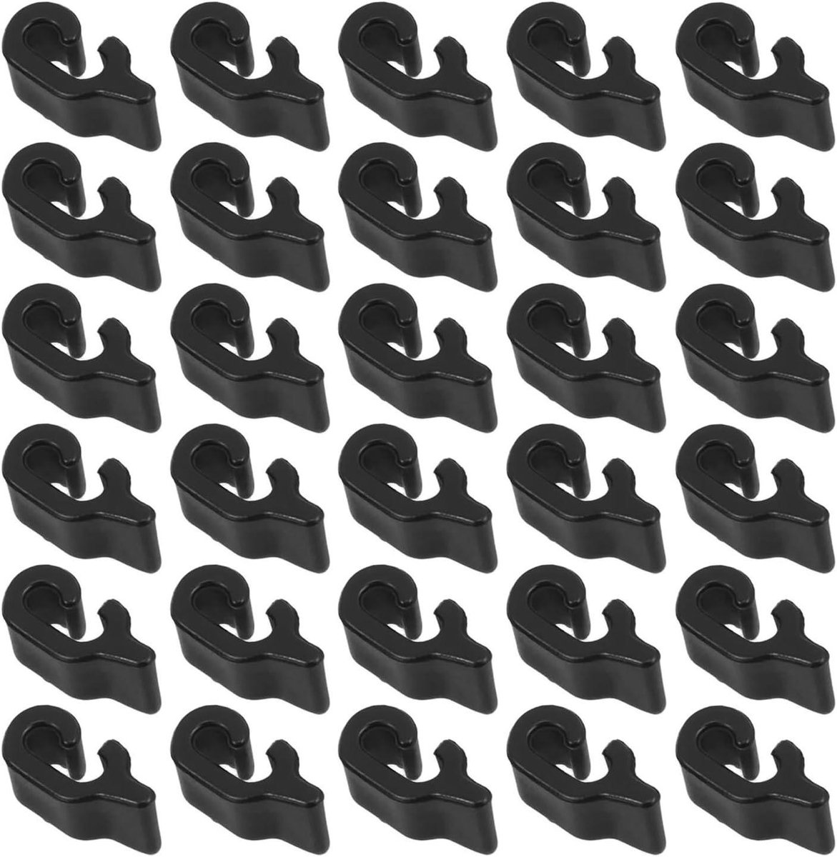 Draad Krat Clips - Kooi Sluitingen - Huisdier Verblijf - Eenvoudige Installatie - 80 Stuks - Zwart