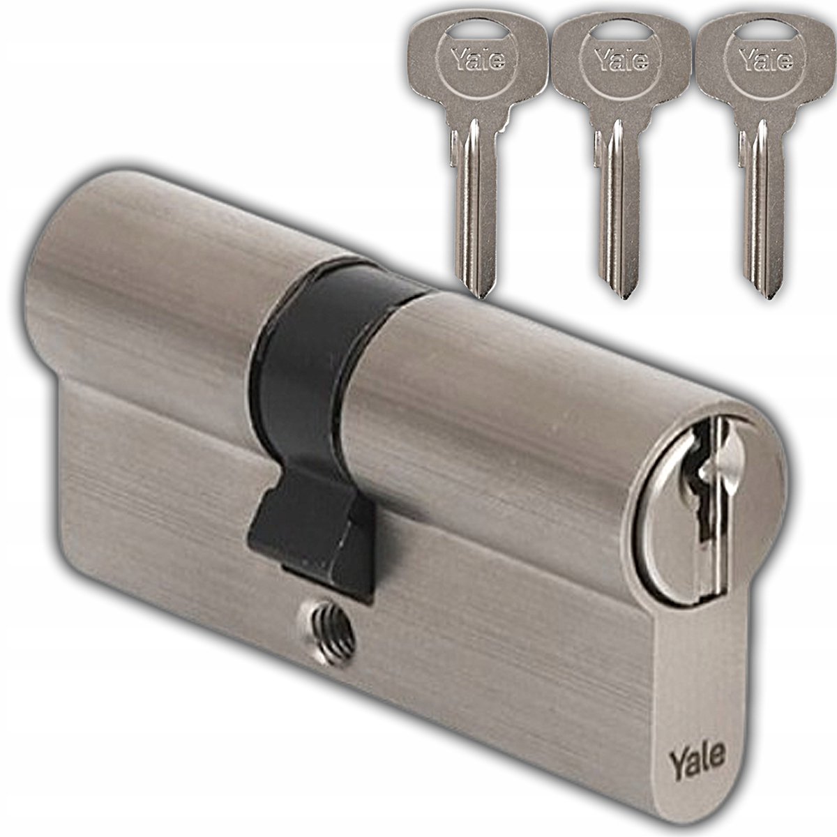 Yale Y500 Cilinder 50/55mm Nikkel Satijn 3 Sleutels
