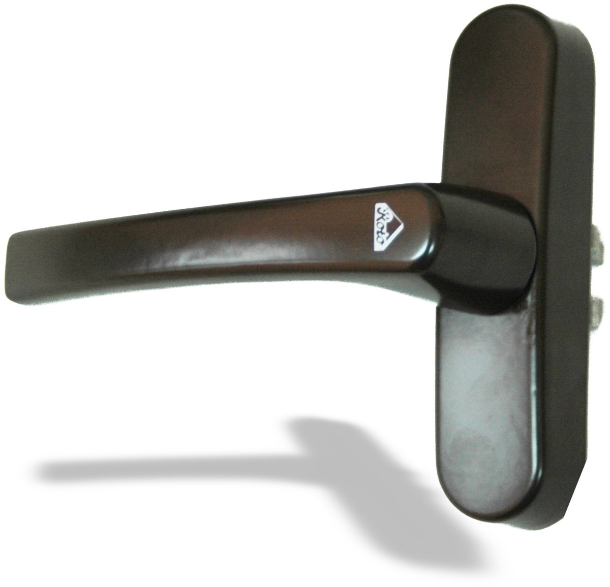 Roto Line Framescharnier Aluminium Brons met Vork - Stevig en Duurzaam