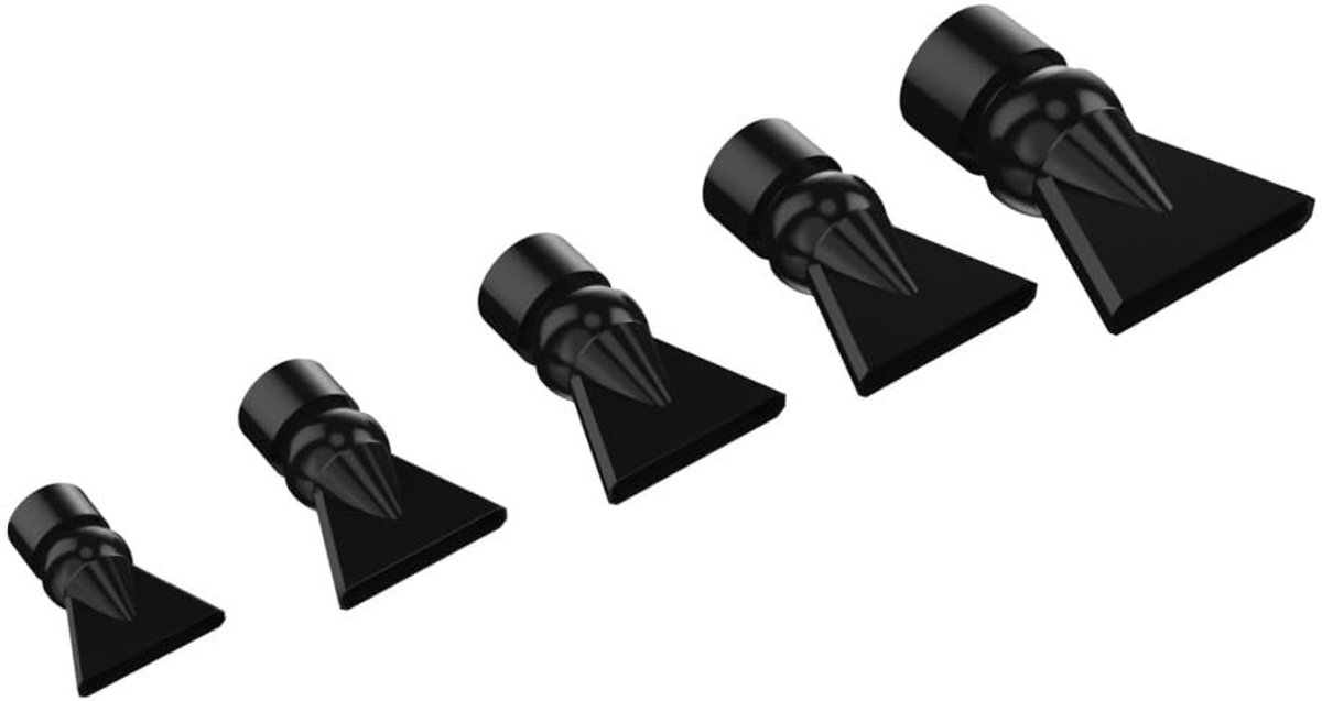 Dailygoods- Wateruitlaat 360° Draaibaar - Eendenbeksproeier - Kunststof - 5 Stuks - Corrosiebestendig - Geschikt voor Zoet- en Zoutwater - Aquariumaccessoires