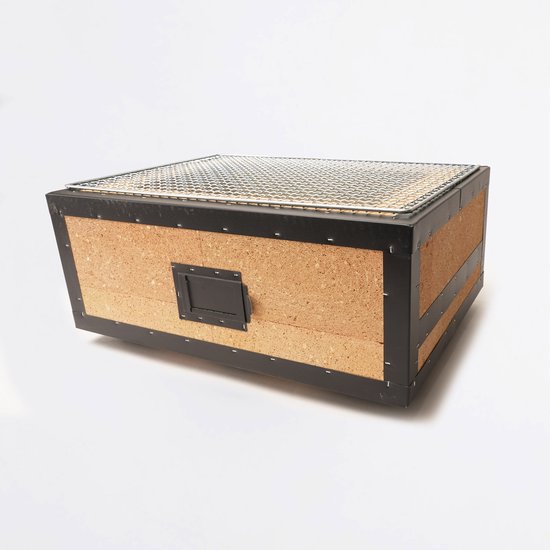 Tokyo Design Studio - Konro Grill Diatomite - Japanse BBQ - Yakitori Grill - 46 x 35 x 20 cm - Made in Japan van Tokyo Design Studio — afbeelding 3