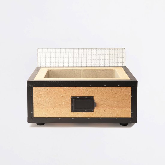 Tokyo Design Studio - Konro Grill Diatomite - Japanse BBQ - Yakitori Grill - 46 x 35 x 20 cm - Made in Japan van Tokyo Design Studio — afbeelding 4