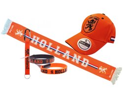 Oranje pet - Supporters pakket - Oranje sjaal - WK 2026 - Nederlands elftal - Hollandse cadeautjes