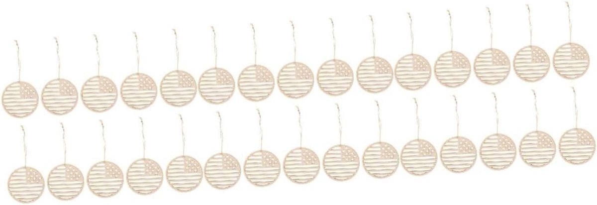 Decoratieve Houten Plakjes - Ambachtelijke Houten Schijven - DIY Knutselprojecten - Glad Z