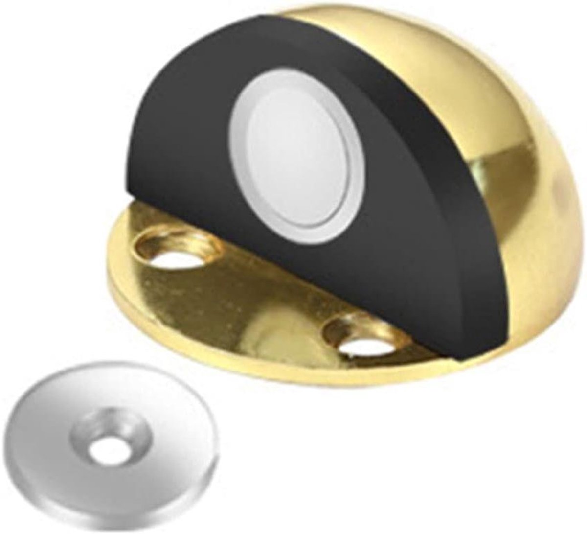 Deurstop - Deurvanger - Deuren Dempen - Magnetische Houder - Roestvrij Staal - Goud
