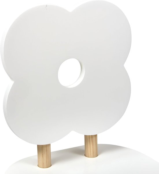 Atmosphera Ally - Kinderstoel - Bloemvorm - Wit van Atmosphera — afbeelding 3
