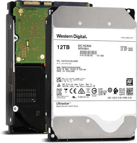 Interne Harde Schijf - Opslag Schijf - Server Opslag - Enterprise Klasse - 2TB - Wit van Interne Harde Schijf — afbeelding 2