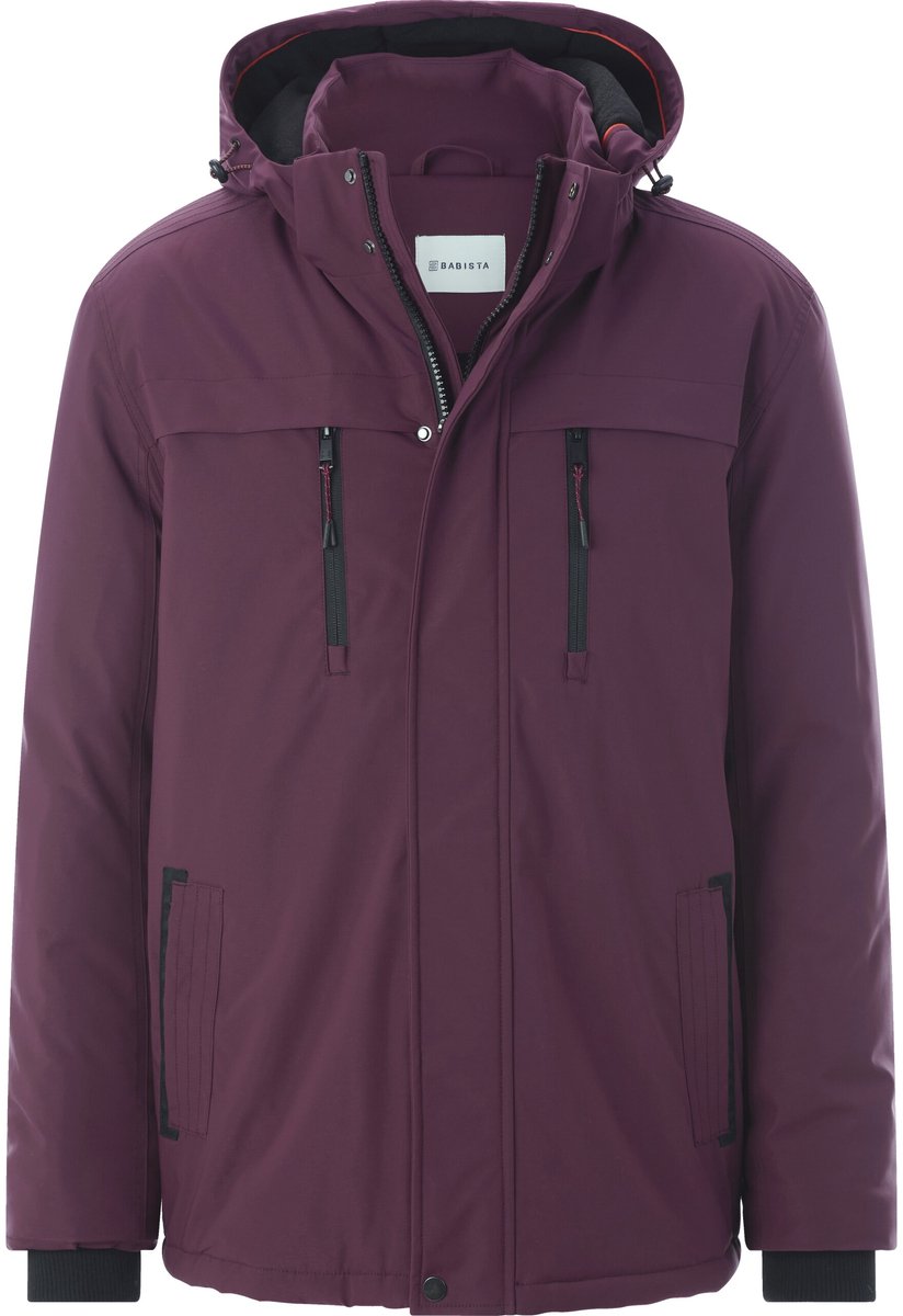Babista herren Outdoorjack – donkerrood