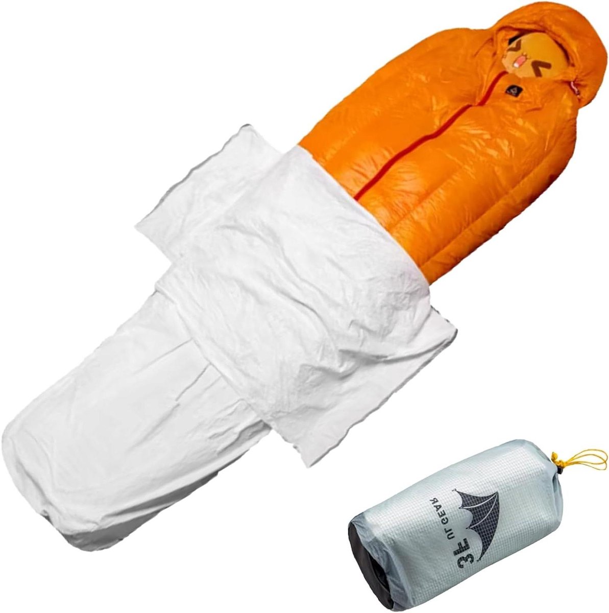 Slaapzakhoes - Beschermhoes - Kamperen - Condenswater bescherming - 145x180cm of 90x230cm - N.v.t.