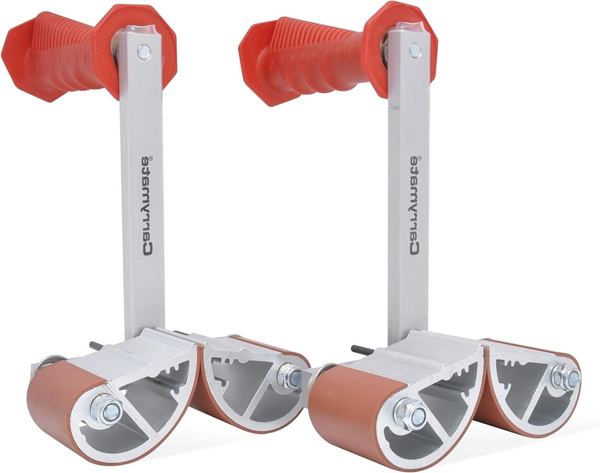 Plaatdrager - Handige Hulp - Materiaal Transport - Zelfklemmend Systeem - 100 kg - Rood