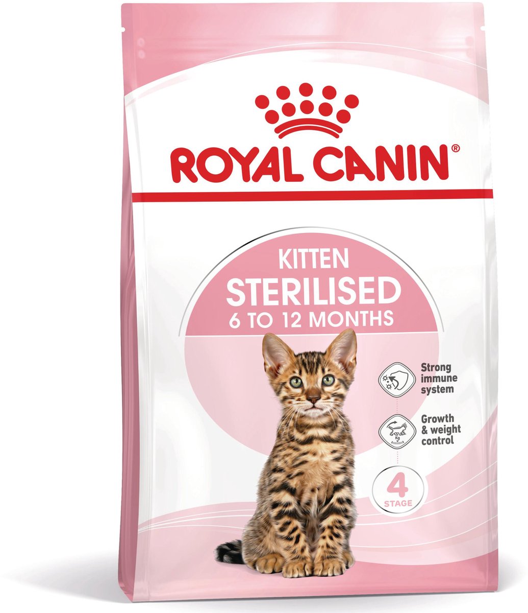 Royal Canin Royal Canin Kitten Sterilised - Kattenvoer - 4 x 3,5kg - Gesteriliseerde kittens