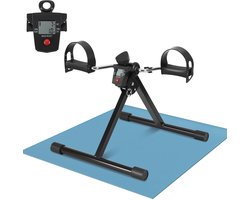 Mini Hometrainer - Bureaufiets - Met LCD display - Verstelbare Weerstand - Fietstrainer - Beentrainer - Bewegingstrainer - Mini Bike Voor Ouderen - Fit - Handtrainer