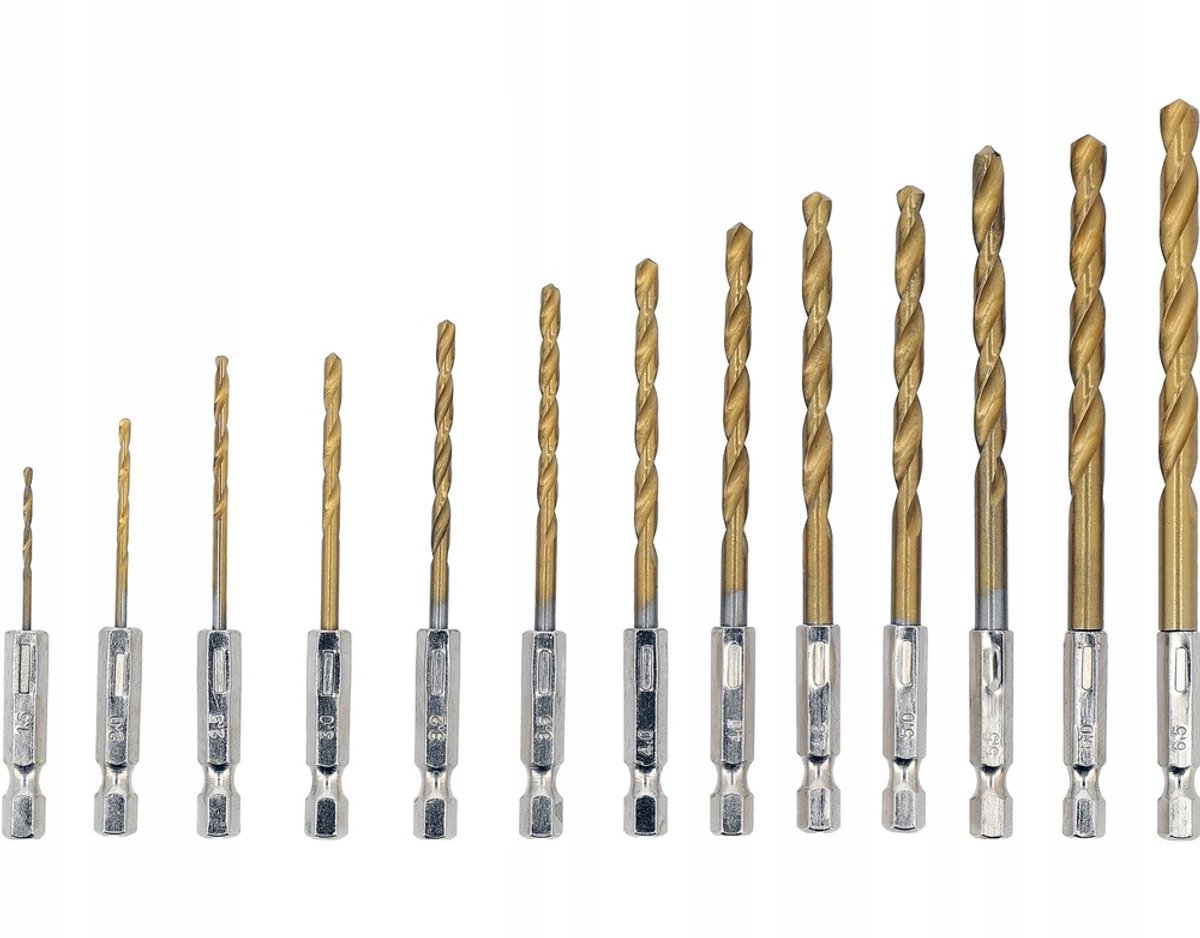 Sthor HSS Metaalborenset 13-delig Inbus 1/4"
