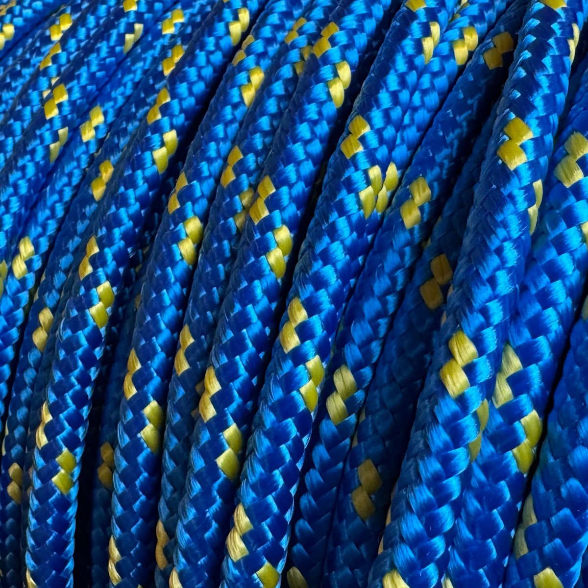 Sterk blauw PP-touw 8 mm - 50 m - Zeil- en buitengebruik