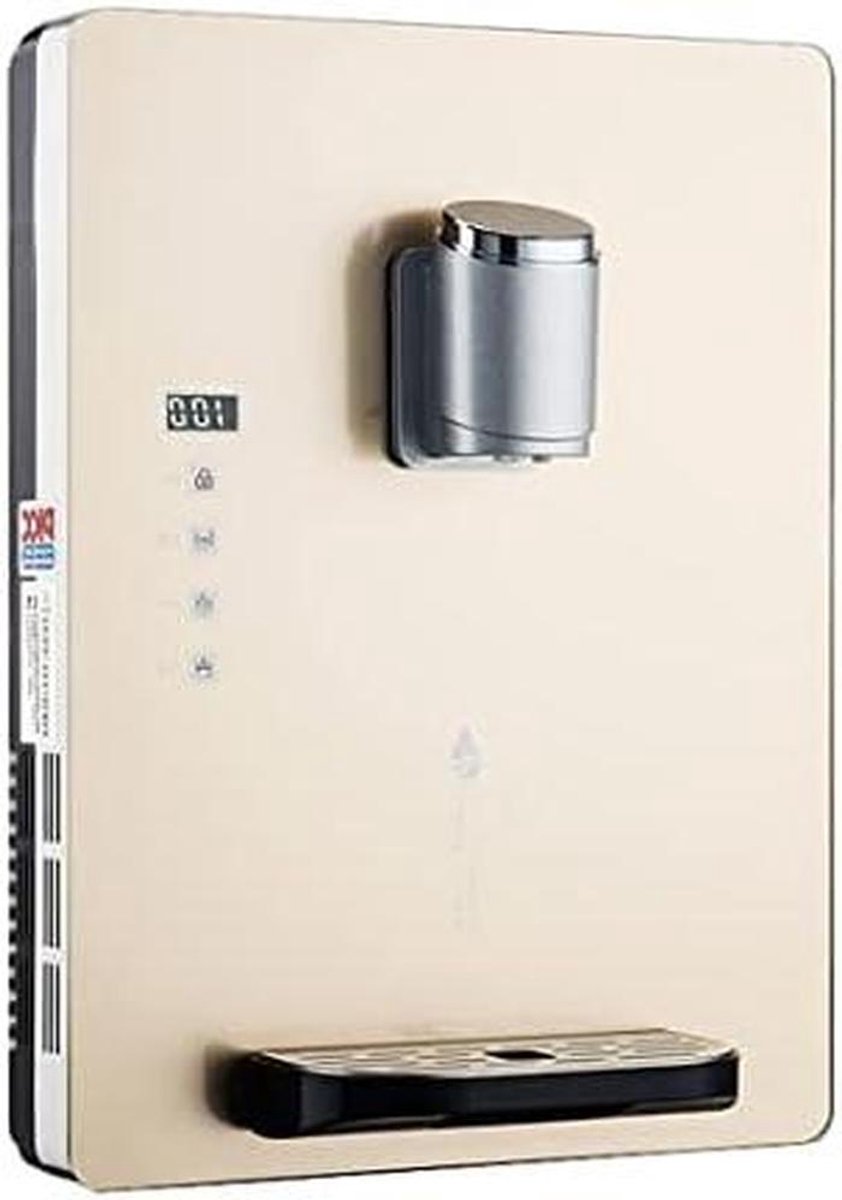 Waterdispenser Wandmodel - Direct heet koud - Snel drankjes maken - Kindveilige bediening - 32x172x43 cm - Wit