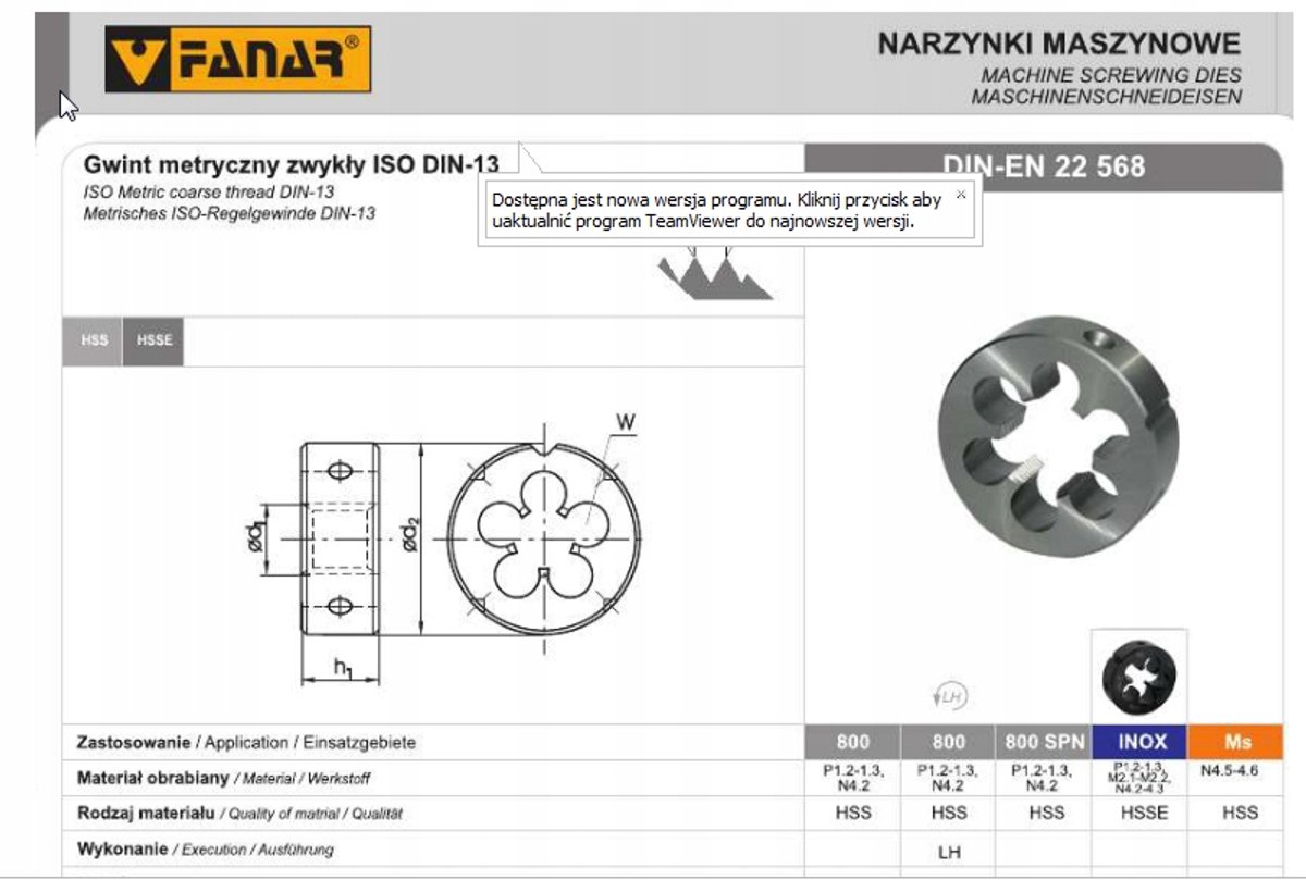 Tik op M3 DIN-22568 6g HSS 800 SPN
