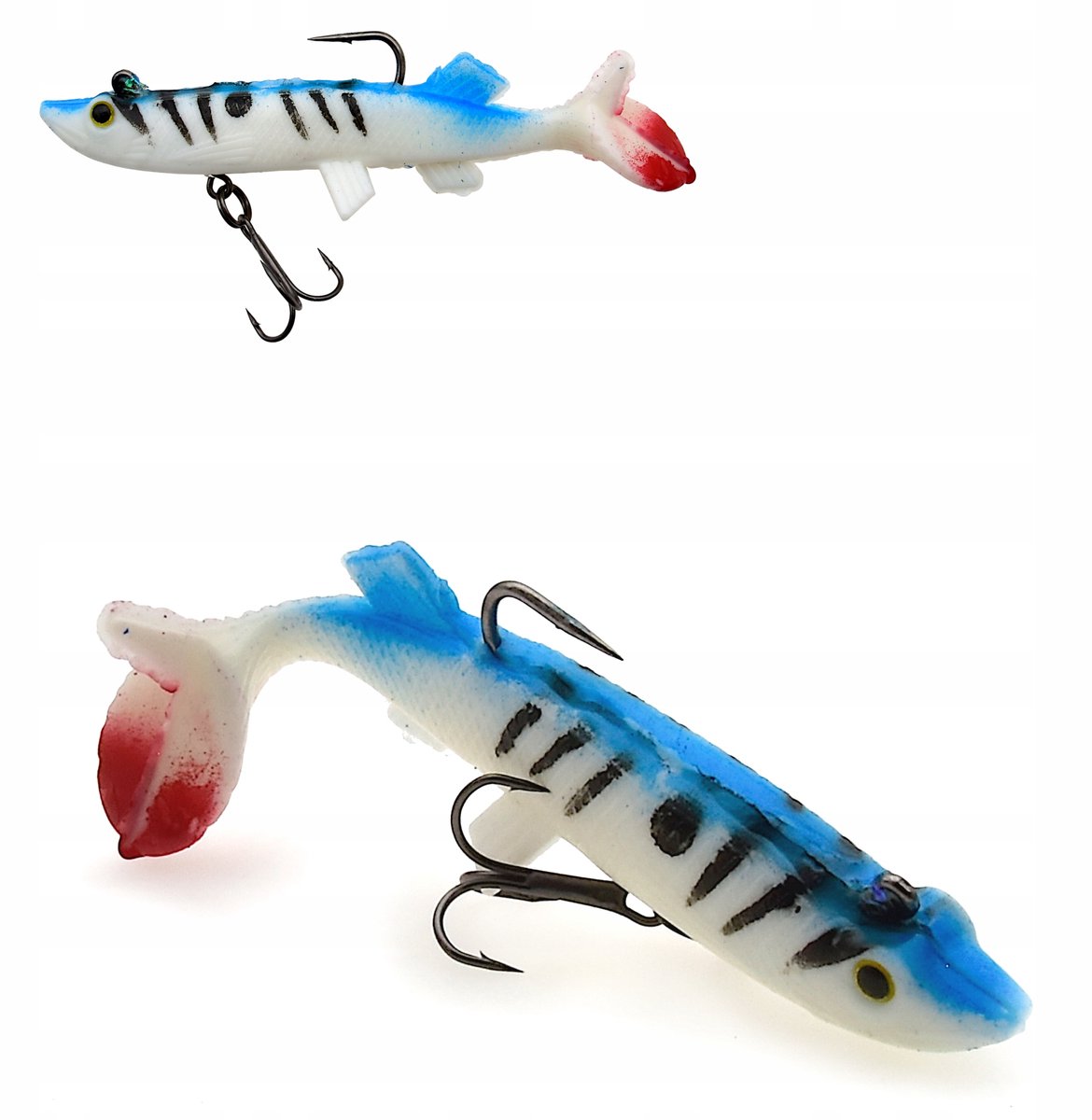 Hoefgepantserd rubberen aas 10 cm 15 g - Klaar voor gebruik