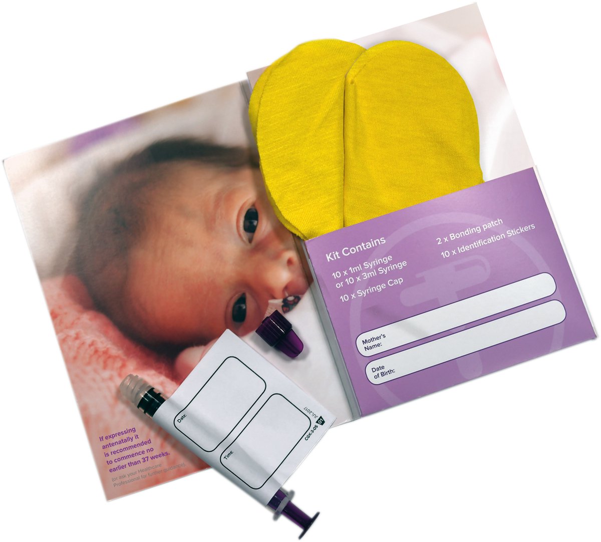 Colostrum / Moedermelk set - kit voedingspuiten 10 x 1ML - GBUK Gold kit