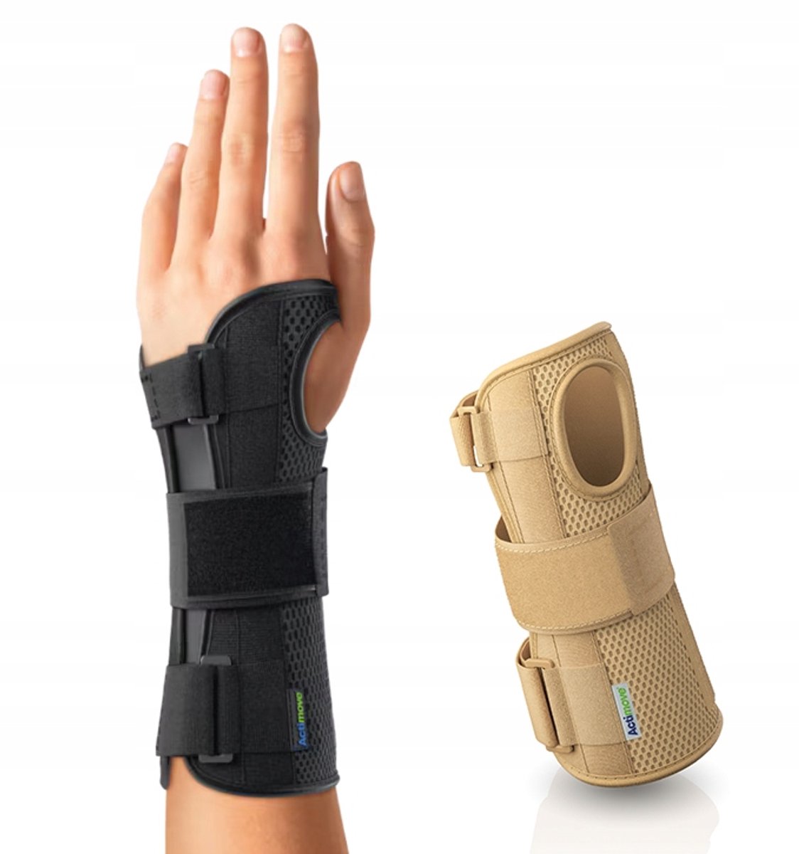Actimove Manus Forte polsbrace maat XS schakels, beige